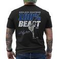 100 Beast Aroldis Chapman Texas Mlbpa メンズTシャツ バックプリント