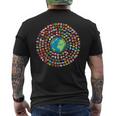 180 Banderas Banderas Del Mundo Mapa Del Mundo Con Banderas Camiseta Hombre Estampado Espalda