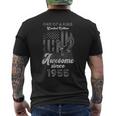 1955年、アメリカ国旗、イーグル、70歳の誕生日、愛国的 メンズTシャツ バックプリント