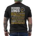 1965年 12月座 誕生日ギフト Born 12月agitarius メンズTシャツ バックプリント