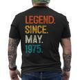 1975年5月からの伝説 50歳の誕生日プレゼント 50歳 メンズTシャツ バックプリント