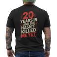 20 Ans Mariés Pour Hommes Drôle 10E Anniversaire De Mariage T-shirt imprimé au dos