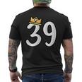39 歳の誕生日番号 39 バースデー バルーン 39 メンズTシャツ バックプリント
