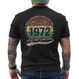 50 Years Absolutely Fantastic Birthday 1972年12月 メンズTシャツ バックプリント