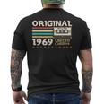 55 歳の誕生日プレゼント男性 1969 年 7月レトロ ビンテージ テープ メンズTシャツ バックプリント