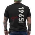60 歳の誕生日 男性 オリジナル 3月 ヴィンテージ 1965 年 ギフト メンズTシャツ バックプリント