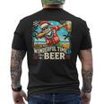 7月のクリスマス サンタハワイアンワンダフルビール メンズTシャツ バックプリント