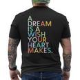 A Dream Is A Wish Your Heart Make メンズTシャツ バックプリント