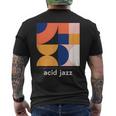 Acid Jazz ヴィンテージジャズミュージックバンド ミニマルtシャツ メンズTシャツ バックプリント