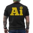 Ai 人工知能 Ai メンズTシャツ バックプリント