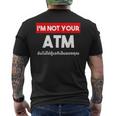 I Am Not Your Atm 面白い タイ語 スクリプト タイ語 メンズTシャツ バックプリント