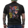 Anime Manga Motivo Colorido Arte Anime Camiseta Hombre Estampado Espalda