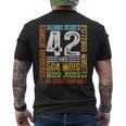 Anniversaire 42 Ans Cadeau Homme 42 Ans Anniversaire T-shirt imprimé au dos