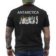 Antarctica Pinguins Birds Poleouth Antarctic Experience メンズTシャツ バックプリント