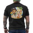 Apt Buddiesummeribes – ビーチサイドファンアドベンチャー メンズTシャツ バックプリント