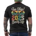 Aw Ship It's A 2025 Family Trip Family Cruise Vintage Men's T-shirt Back Print