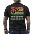 Awesome Dads Do キックボクシング キックボックス キックボクサー メンズTシャツ バックプリント