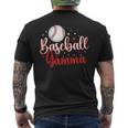 Baseball Gamma Of A Baseball Player Gamma Men's T-shirt Back Print