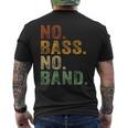 Bassist 楽器 エレキベース バンドなし メンズTシャツ バックプリント