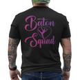 Batonquad バトントワーリング メンズTシャツ バックプリント
