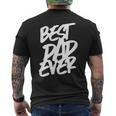 Best Dad Evertシャツプリント、Bester Father Der Welt、父の日 メンズTシャツ バックプリント