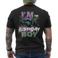 Im The Birthday Monster Truck Group Family Matching Party Men's T-shirt Back Print