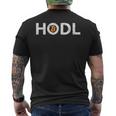 Bitcoin Hodl Bitcoin Hold メンズTシャツ バックプリント