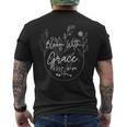 Bloom With Grace 点字 アルファベット 点字 言語点字 メンズTシャツ バックプリント