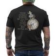 Bonkers Quote Time 不思議の国のアリス メンズTシャツ バックプリント
