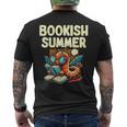 Bookishummer 本 読書本 本の虫 愛書家 メンズTシャツ バックプリント