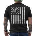Boxerintage Boxing American Flag Boxing Distressed メンズTシャツ バックプリント