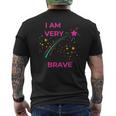 Bravery Presenthootingtar I Am Brave メンズTシャツ バックプリント
