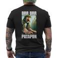 Brr Brr Patapim イタリアンブレインロットミーム メンズTシャツ バックプリント