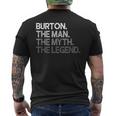 Burton -The Man Myth Legend メンズTシャツ バックプリント