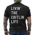 Caitlin の人生を生きている Caitlin メンズTシャツ バックプリント