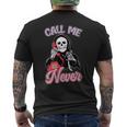 Calle Me Never アンチバレンタインデー メンズTシャツ バックプリント