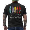 I Can't I Have Aurfboard Meetingurfing ファニーサーファーtシャツ メンズTシャツ バックプリント