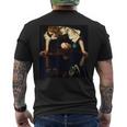 Caravaggioによるnarcissus（Narciso） メンズTシャツ バックプリント