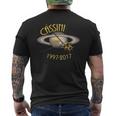 Cassini プローブ 記念土星 メンズTシャツ バックプリント
