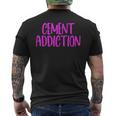 Cement Addiction メンズTシャツ バックプリント