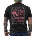 Chapter 65 Fabulousince 1960 Diamond Heels 65Th Birthday メンズTシャツ バックプリント