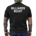Chemise De Billard Humoristique T-shirt imprimé au dos