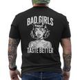 Chicas Malasaben Mejor Tatuaje Chica Diablo Camiseta Hombre Estampado Espalda