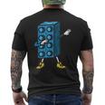 Clamping Block Clamping Blocks Child Children Boys Building Block T-Shirt mit Rückendruck