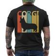 Corgi ウェルシュ・コーギー メンズTシャツ バックプリント