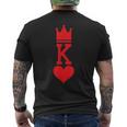 Costume Du Roi De Cœur T-shirt imprimé au dos