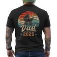 Dad 2025 歳 新しい父親 赤ちゃん発表 父性 メンズTシャツ バックプリント