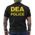 Dea 薬局 警察官 メンズTシャツ バックプリント
