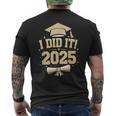 I Did It Graduate 2025 2025年卒業クラス メンズTシャツ バックプリント