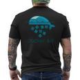Docker Container Linux Devops Programming Coding メンズTシャツ バックプリント